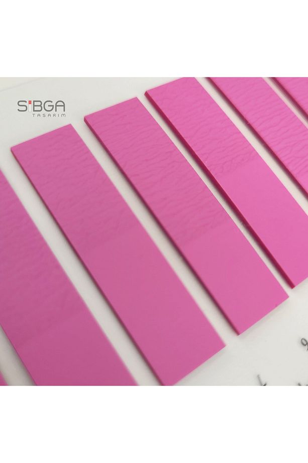 Şeffaf Pembe Renk Postit Post-it Post It. Kitap Ayracı Ayraç Postit Sticker Not Kağıdı 200 Yaprak - 5