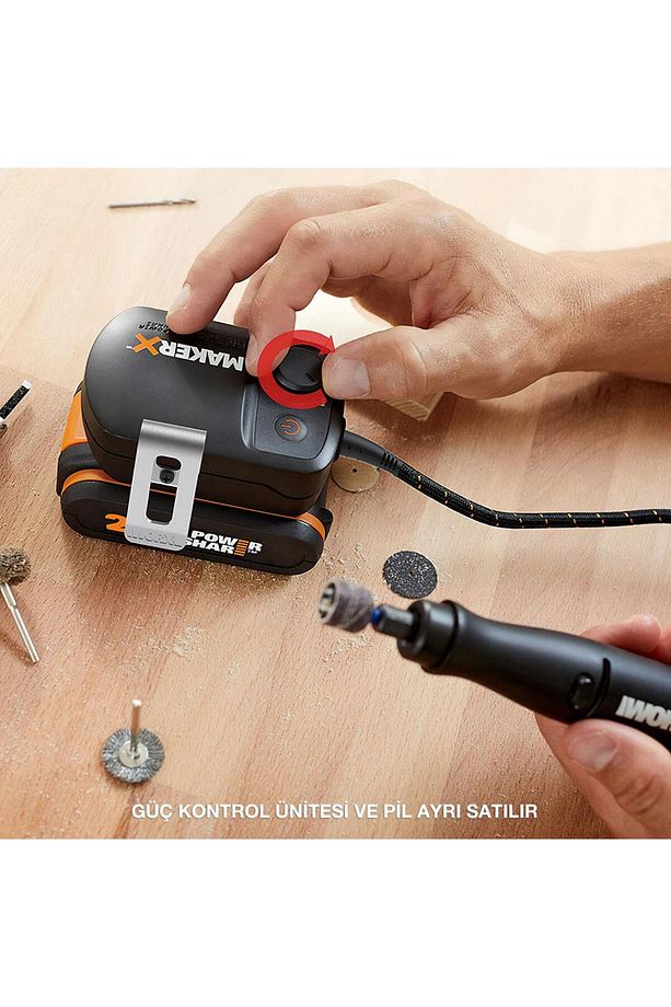 Wa7161 Makerx 20volt Hubx Usb Portlu Devir Ayarlı Adaptör (AKÜ DAHİL DEĞİLDİR) - 5