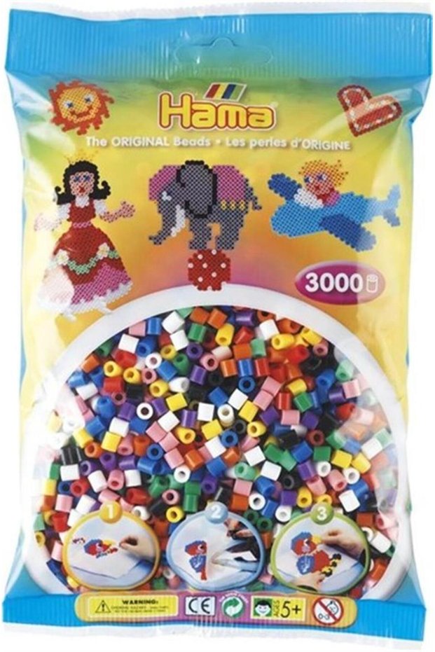 Midi Beads 3,000 Pieces - 10 Colors