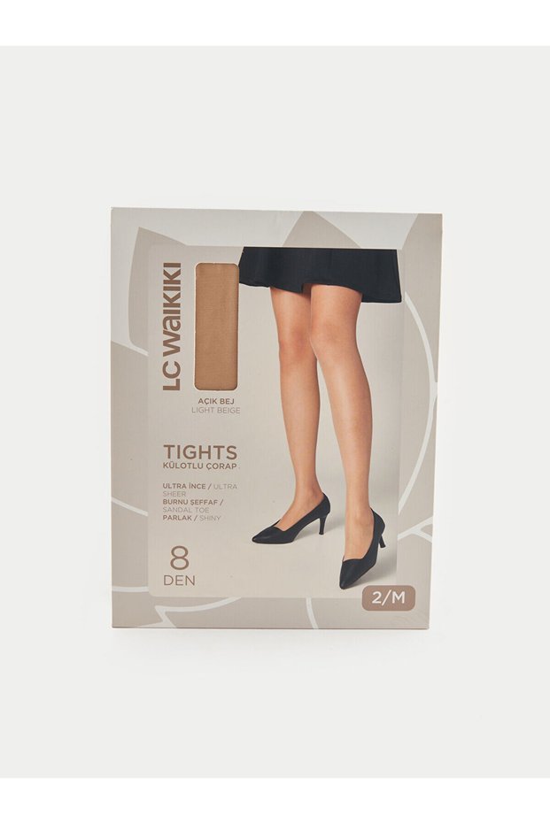 Lcw Dream Black 8 Denier Shiny Women's Transparent Pantyhose (S4)