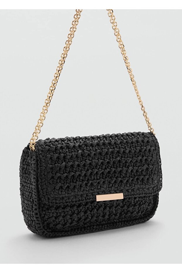 Doğal elyaf omuzdan çantası - 1