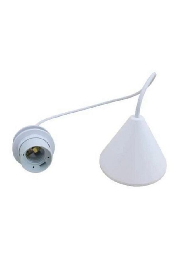 Ekru Makrome Avize Ahşap Boncuk Avize Çocuk Odası Avize Bebek Odası Avize - 4