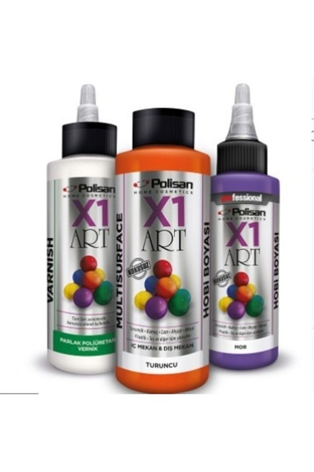 X1 Art Multisurface Pembe Inci Hobi Boyası 120 ml - 1