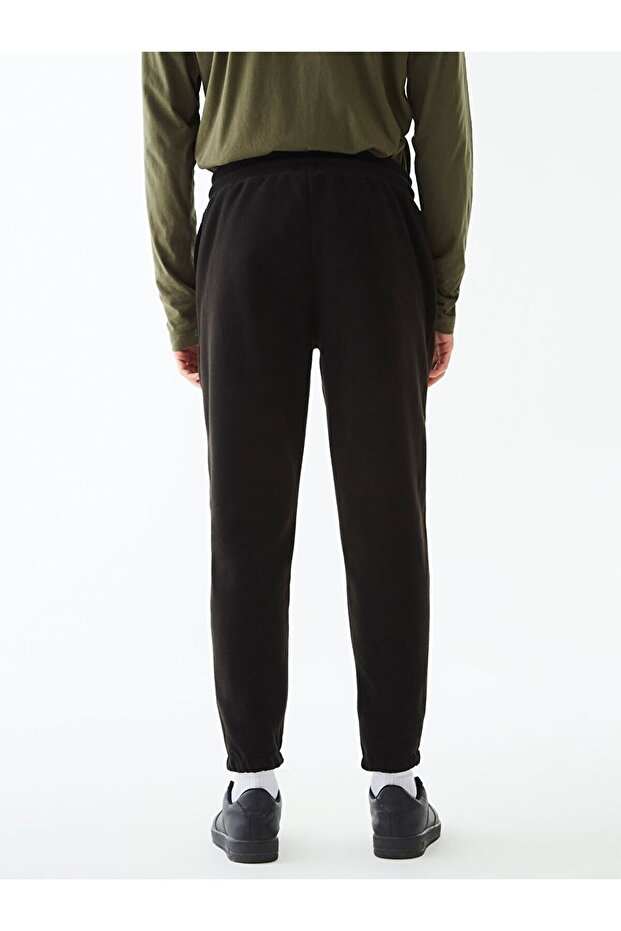 Düz Jogger Siyah Eşofman - 3