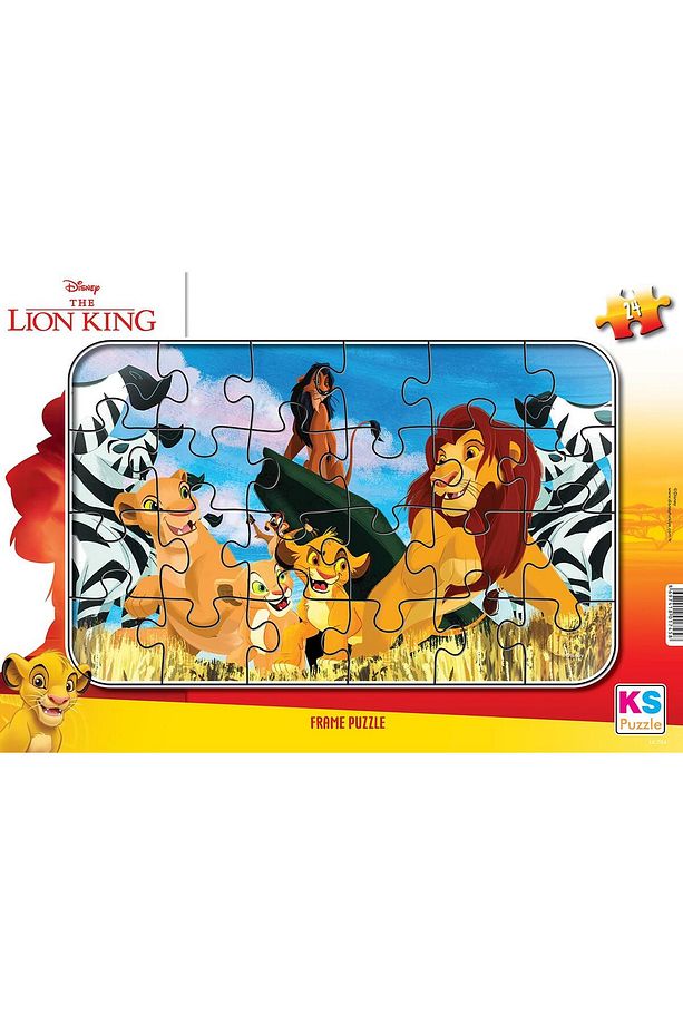 Ks Frame Puzzle Lion King Aslan Kral 24prç Lk-704 - 1