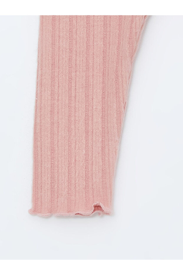 Kapüşonlu Kız Bebek Hırka ve Tayt - 6