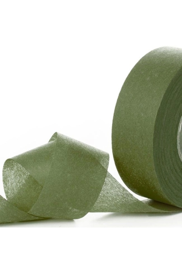 Jütburada Green Ribbon Ribbon (Nonwoven Interlining Fabric 2.5 cm) 220 Meters