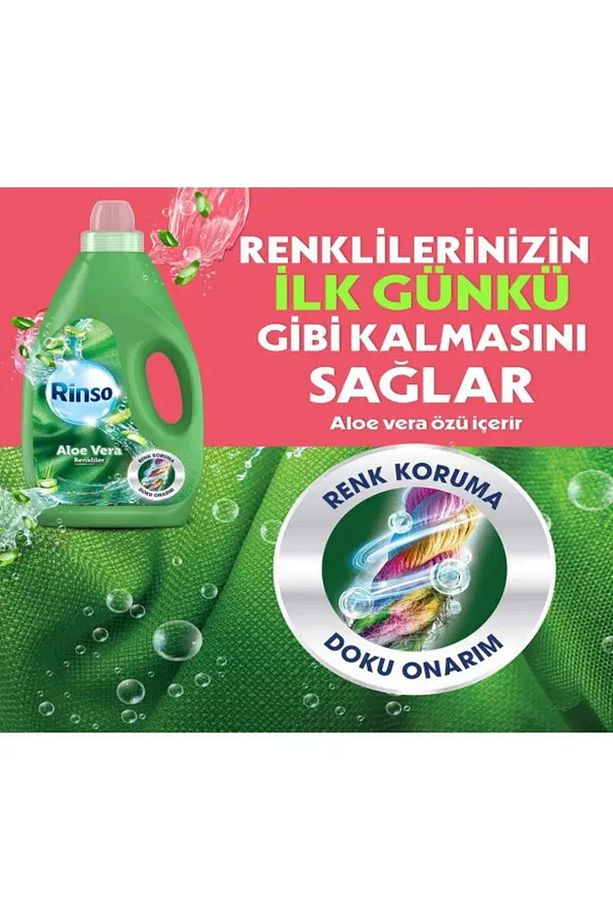 Sıvı Deterjan Aloe Vera Renki 3lt 1adet Argan Özlü Renkliler Sıvı Deterjan 3L 2 adet - 7