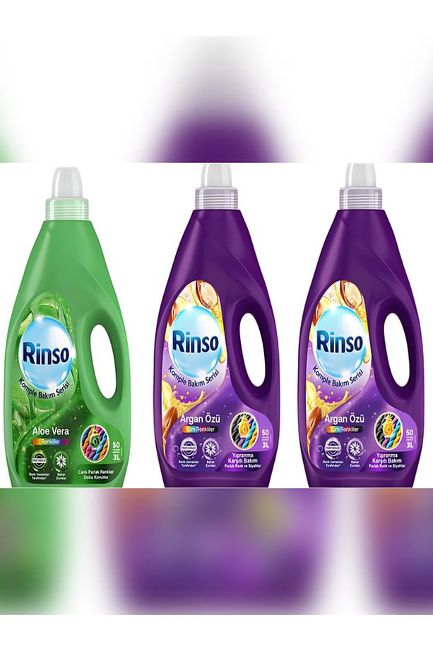 Sıvı Deterjan Aloe Vera Renki 3lt 1adet Argan Özlü Renkliler Sıvı Deterjan 3L 2 adet - 1