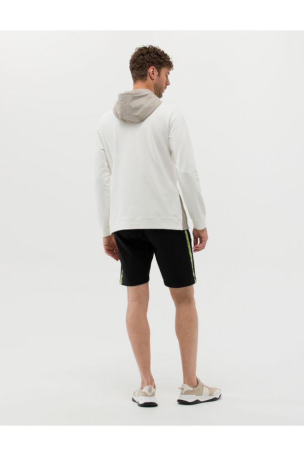 Siyah Slim Fit Örme Şort 50262649-VR046 - 4