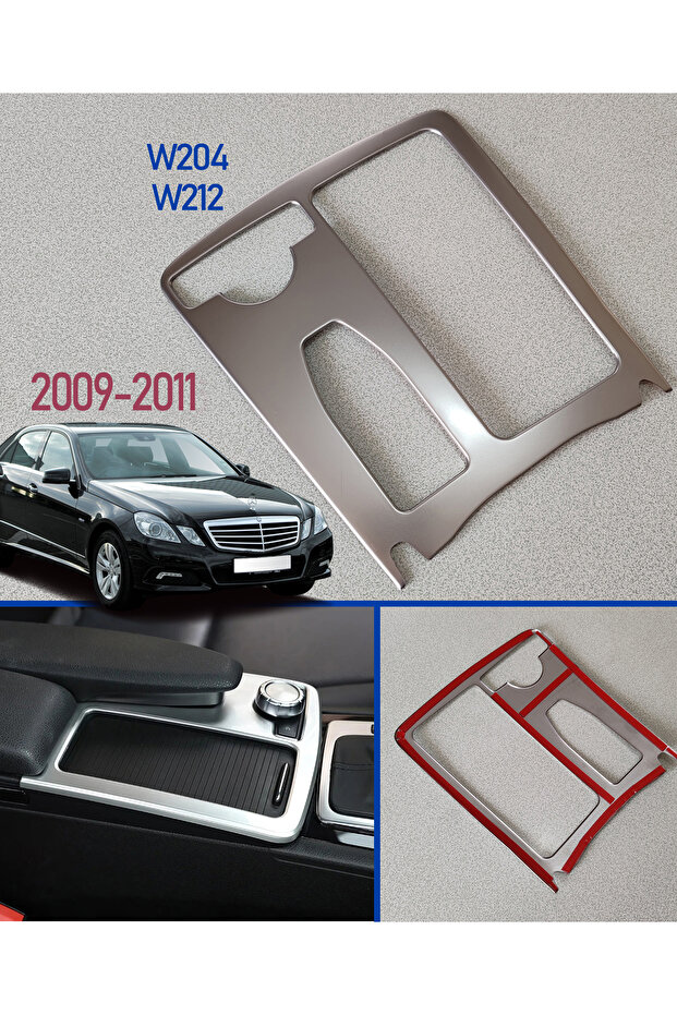 إطار وحدة التحكم Mercedes W212 - ملحق إطار من الكروم من سلسلة W212 E