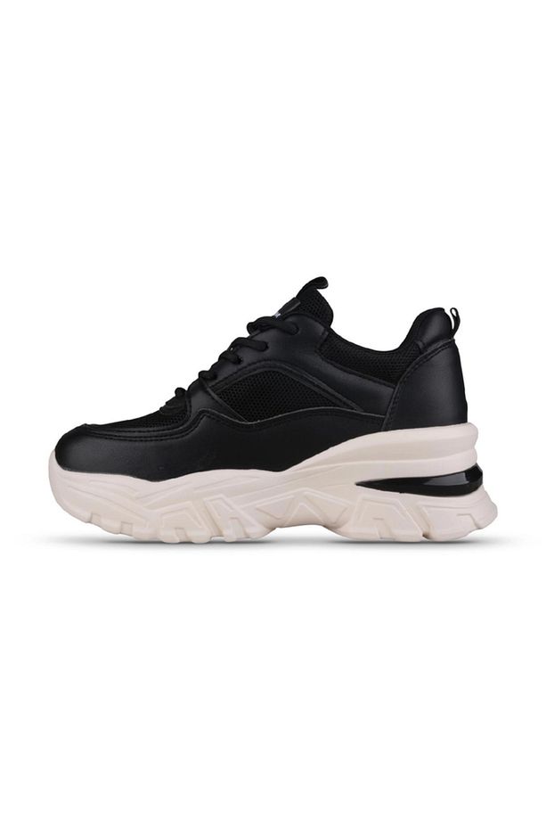 M.p 241-1663 Poli Hafif Taban Bağcıklı Kadın Sneaker SİYAH - 3