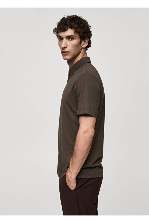 Comfort Strech Triko Polo Gömlek - 7