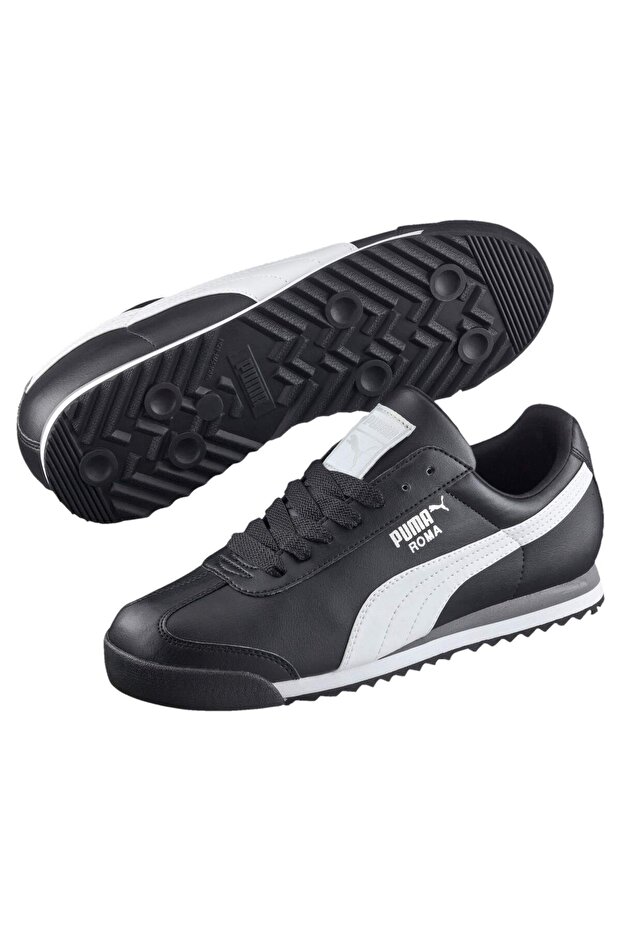 Roma Basic Erkek Günlük Sneaker SİYAH BEYAZ - 3