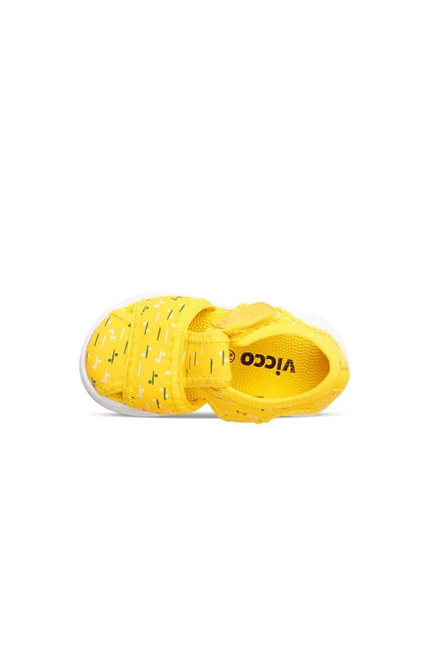 (332.P24Y.306-06) Bumba Iıı Phlon Hafif Taban Cırtlı Çocuk Sandalet Sarı - 4