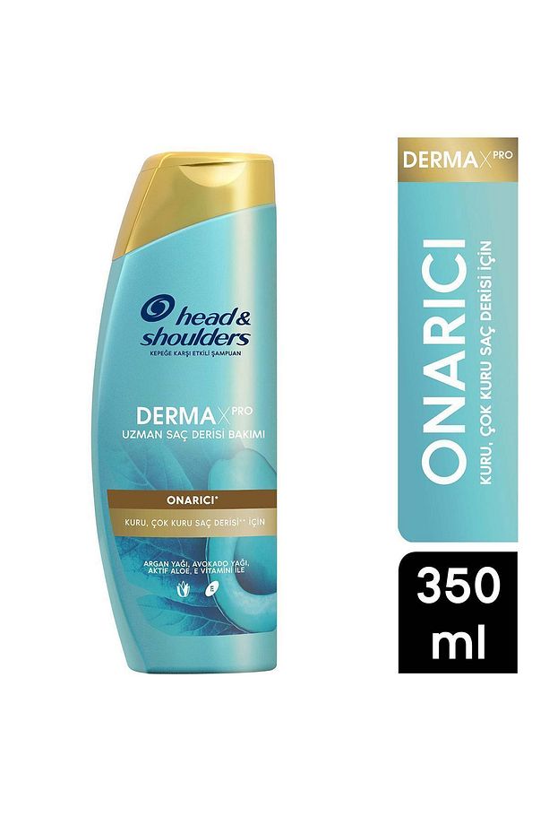 Head&Should. Dermaxpro Onarıcı Şampuan Kuru,Çok Kuru Saç Derisi İçin 350 ml - 1