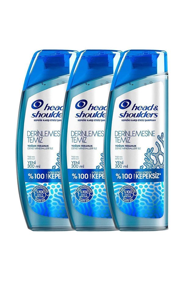 Derinlemesine Temiz Şampuan Saç Derisi Detoksu 300 ml x 3 - 2