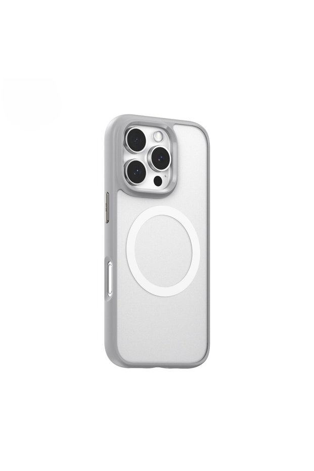iPhone 16 Magsafe Compatible Skin-Friendly Anti-Drop Gen.2 Gray Phone Case