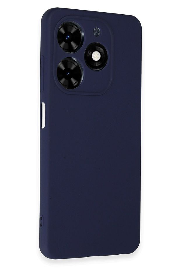 TECNO SPARK 20C KILIF | Yumuşak İnce Slim Soft Silikon Yerli Üretim Kapak - LACİVERT - 2