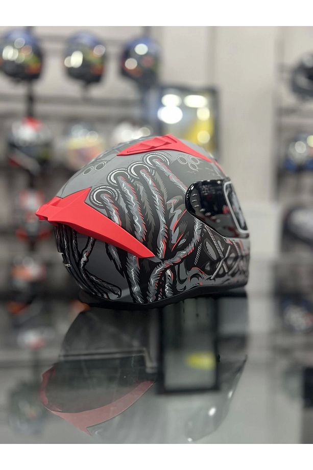 Matt Dreka Dark Vizör Kask - 2
