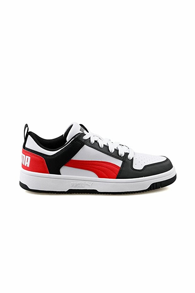 37049007 Rebound Layup Lo Sl Jr- White- Black-red