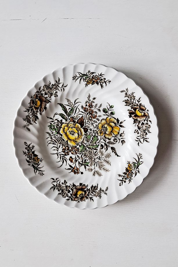 British Anchor Beacon Hill İngiliz Vintage Pasta Tabağı 17.5 cm - 1