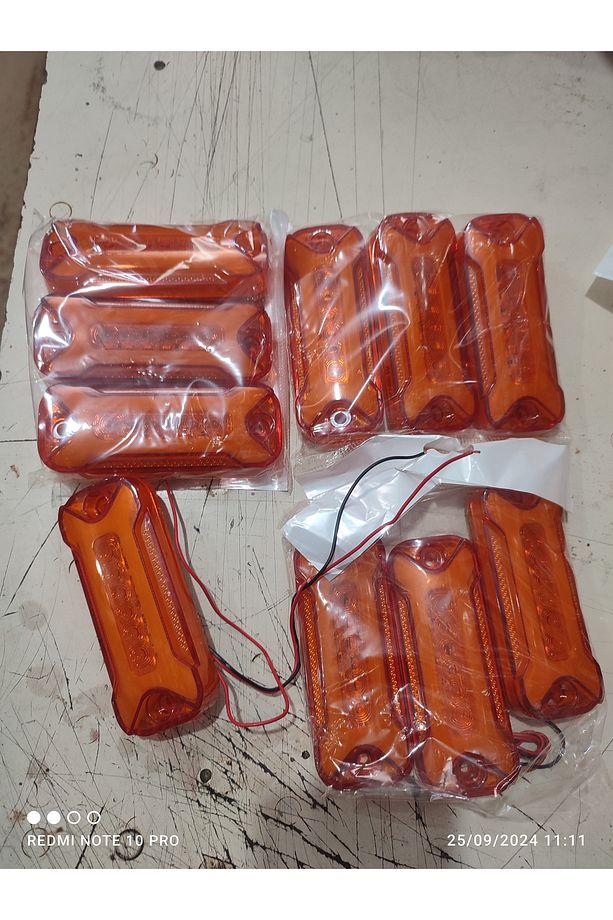 X lamba turuncu NEONLU 2 fonkisyonlu 10 adet - 1