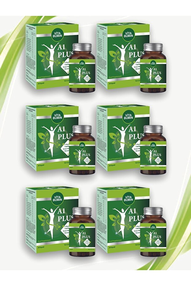 Aplus L-carnitine Lepidium - Bitkisel 30 Kapsül 6 Adet - 2