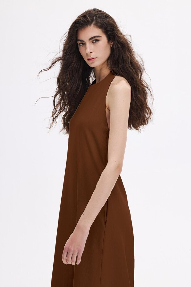 Taba Sırtı Açık Elbise - 2