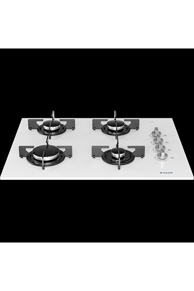 OCL T 651 EB Beyaz Cam Ankastre Ocak - 2