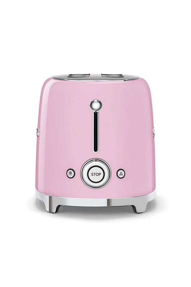 50's Style Retro Pembe Ek Kızartma Makinesi 2x1 Tsf01pkeu - 5