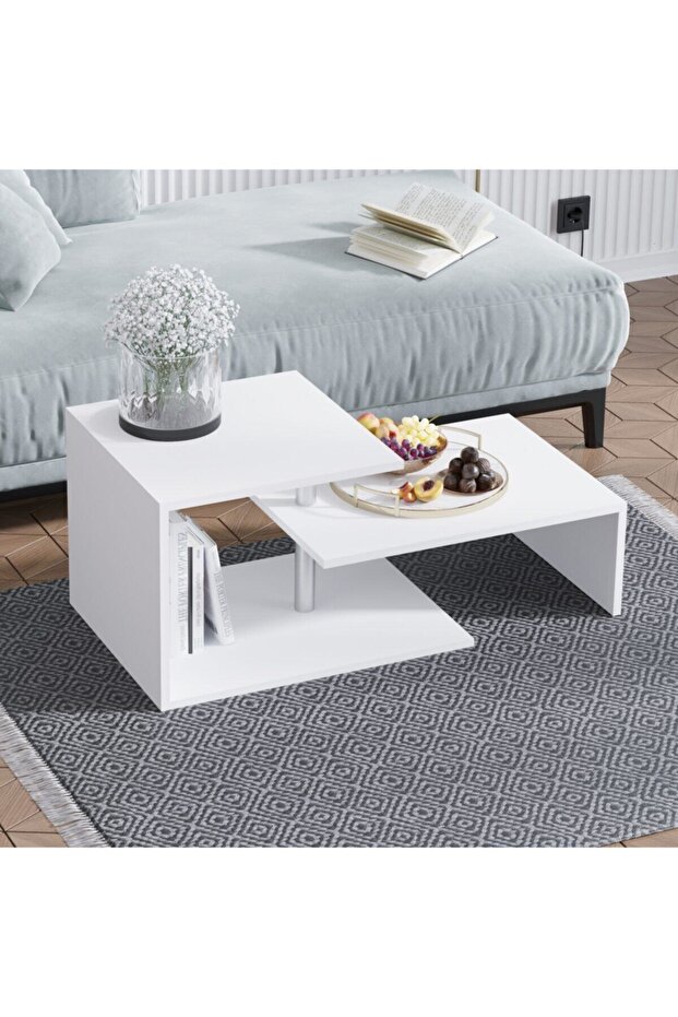 Dilek Orta Sehpa Beyaz - 2