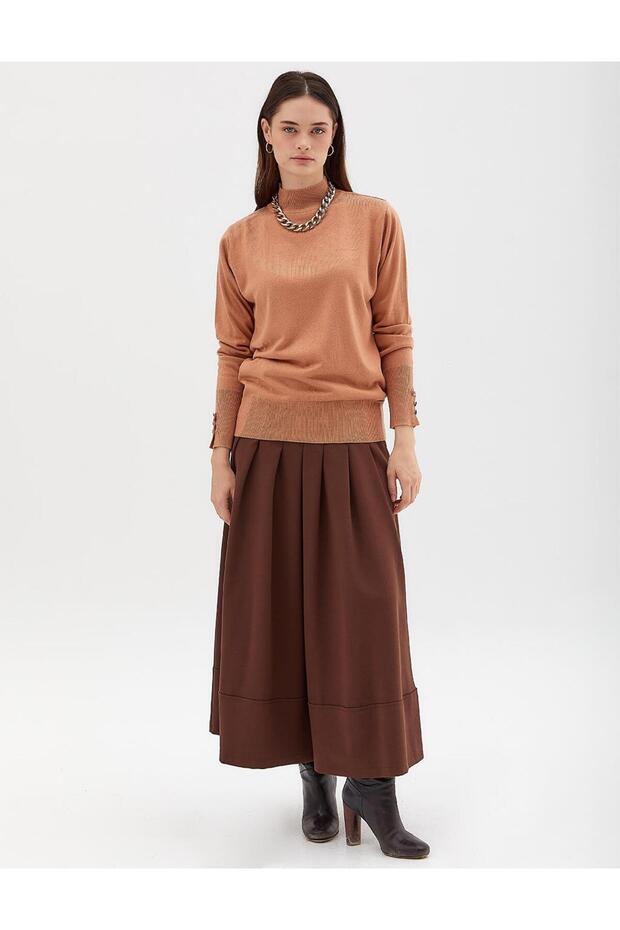 Basic Triko Bluz - 5