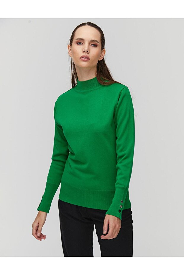 Basic Triko Bluz - 2