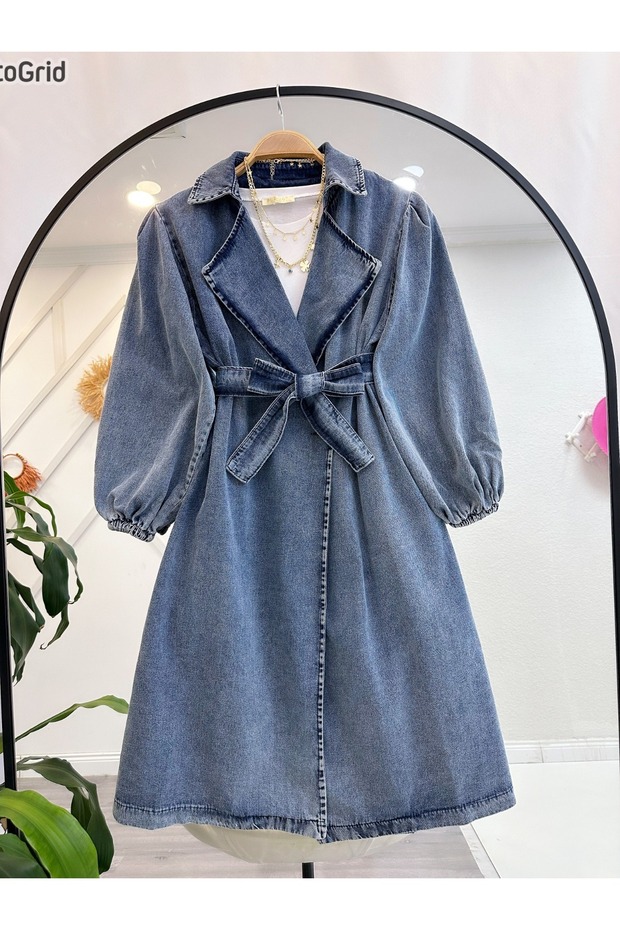 Denim Trench - Washed Design