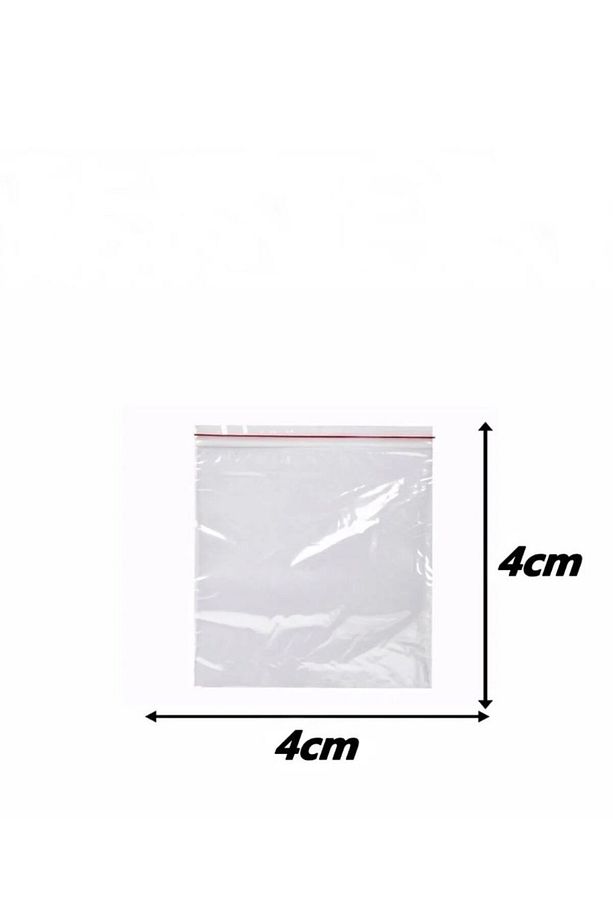 4x4 Cm Mini Kilitli Poşet / Kilitli Torba 200 ADET - 1