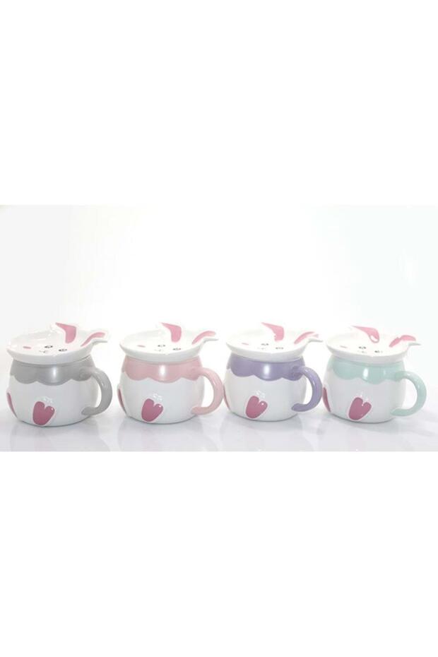 1 Piece Rabbit Design Porcelain Mug Cup Decorative Gift