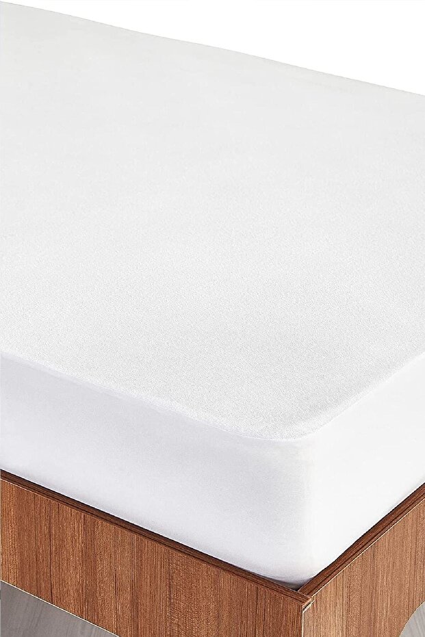 200X200 cm Double Fitted Mattress Pad Liquid-Proof Mattress Protector Micro Fabric