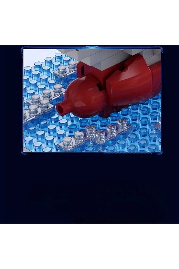 Fujian Savaş Gemisi 3D BUILDING BLOCKS 869 Parça 6+ YAŞ Puzzle Tekne Gemi Hediye - 4