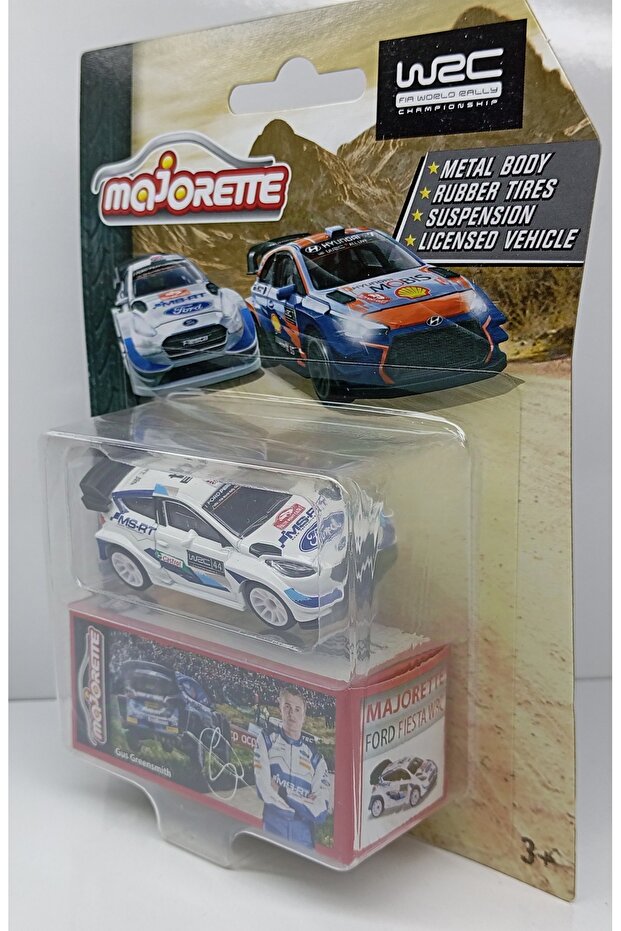 Miniature Majorette Ford Fiesta WRC Vintage - Échelle 1:64, France, Série 3000, Occasion