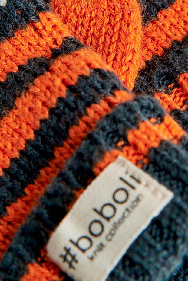 Unisex Bebek Eldiven Turuncu - 2