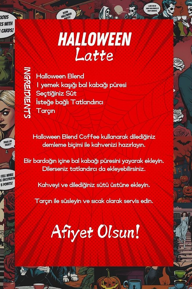 Halloween Çay & Kahve Set - 3