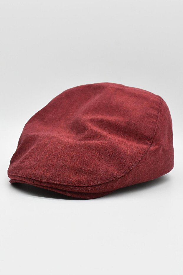 قبعة صيفية للرجال من Scottish Cap-Claret Red