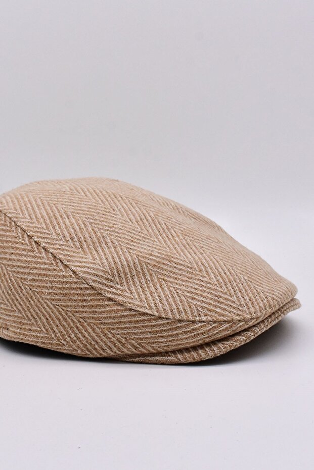 قبعة صوفية منقوشة متعرجة للرجال - 3