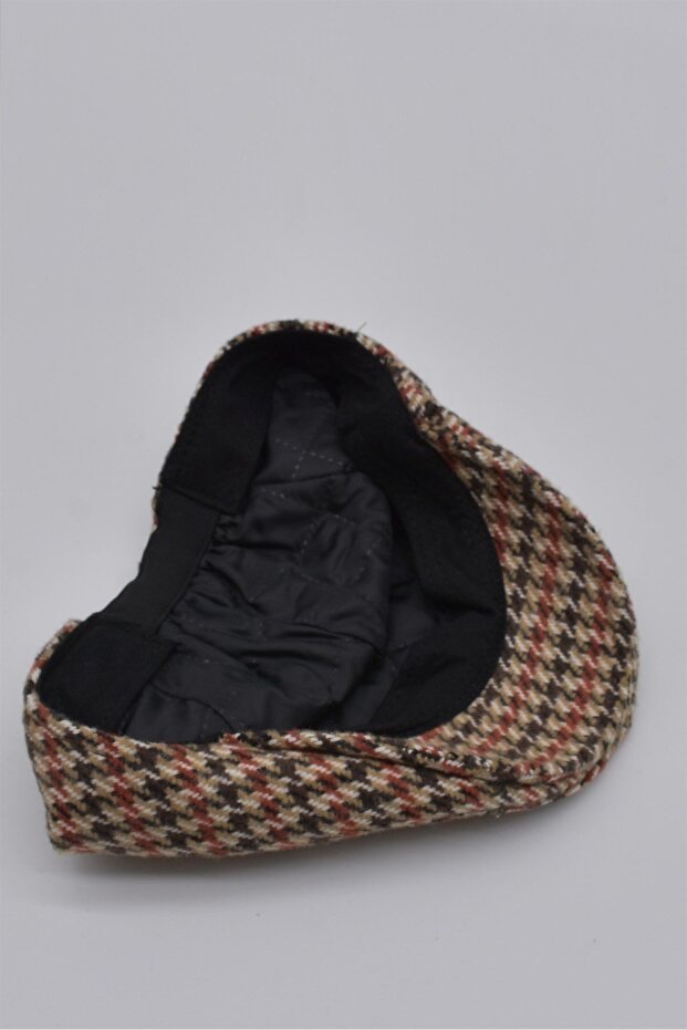 منقوشة الجمل الرجال خوذة سائق قبعة مسطحة - 5