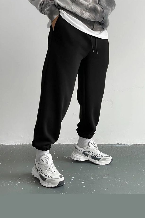 Unisex 2ip Örme Kumaş Baskı Ciwi Eşofman Alt - 3