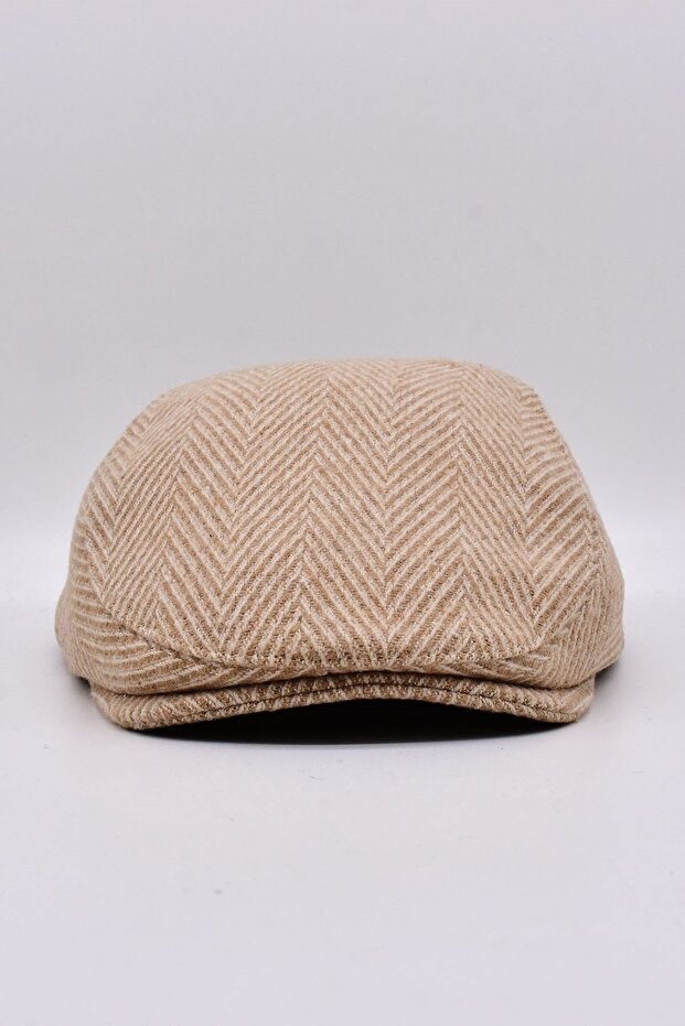 قبعة صوفية منقوشة متعرجة للرجال - 2