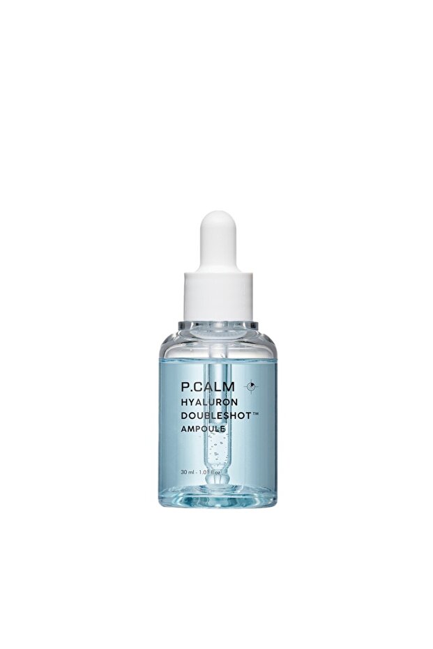 P.Calm Hyaluron Doubleshot Ampoule - Moisturizing and Plumping Hyaluronic Acid Ampoule