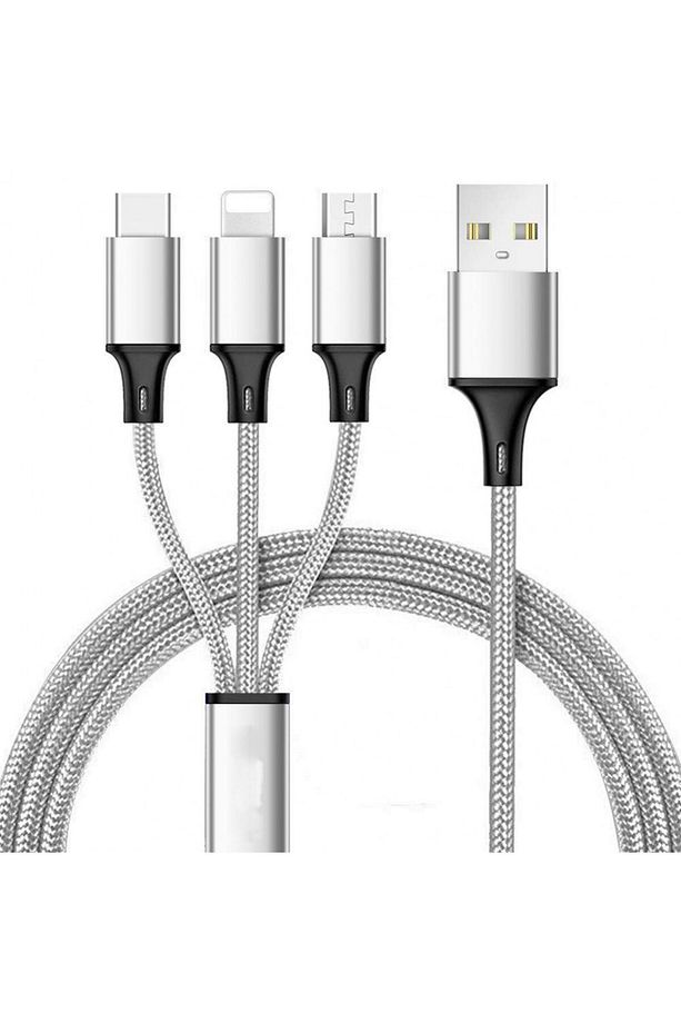 Phone Android Samsung Manyetik Mıknatıslı Şarj Kablosu Micro Usb Type-c Uyumlu - 5