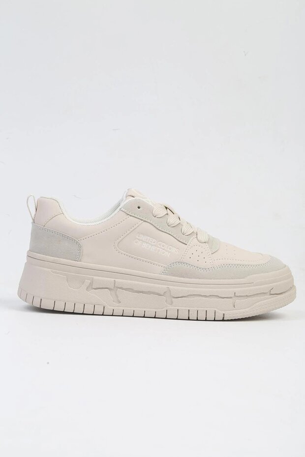Bnı-10281 Imported Women's Beige Sports Shoes-Beige